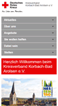 Mobile Screenshot of drk-korbach.de